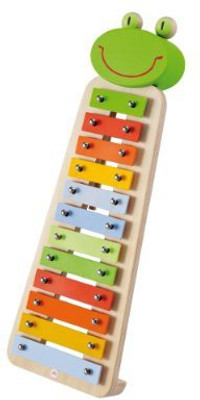 

Sevi Frog Xylophone-Incl. Musical Booklet With 5 Songs In 5 Languages(Multicolor)