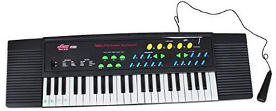 

Dazzling Toys Kids Musical Piano With Programmed Songs (Sings "Jingle Bells")And Sing Along Mic(Multicolor)