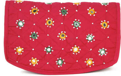 

TRIBES INDIA banjara purse moti Pouch(Pink)