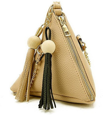 

Mei&Ge PU Leather Stylish Sling Bag / Purse for Women & Girls (M-0603) (Camel) Potli(Khaki)