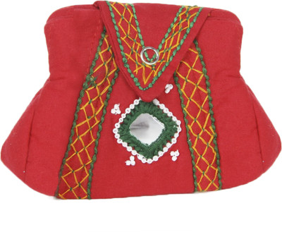 

TRIBES INDIA samosa purse Pouch(Pink)