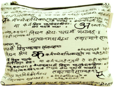 

Clean Planet Shloka Pouch Pouch(White, Black), Black;white