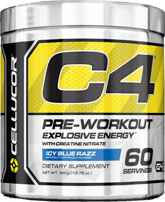 

cellucor C4 Pre-Workout (Icy Blue razz) Creatine(390 g, Icy, Blue, Razz)