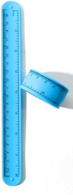 

UNTOLD Slap ruler Bracelets for Kids, Girls, Boys, Teen |Slap Ruler Bracelet for Fidget and Sensory - Made of Silicone Rubber | Great Party Favors Ruler(Set of 1, Blue)