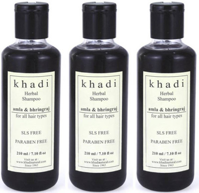 

Khadi Herbal AMLA & BHRINGRAJ SHAMPOO WITH SLS & PARABEN FREE(630 ml)