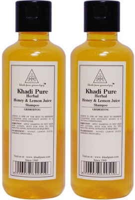 

KHADI PURE GRAMODYOG HERBAL HONEY & LEMON JUICE SHAMPOO(420 ml)