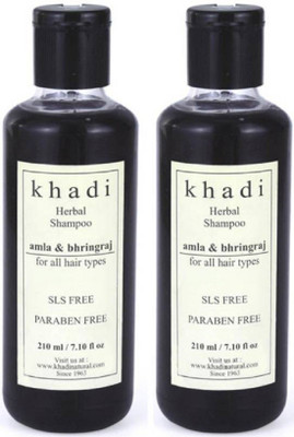 

Khadi Herbal AMLA & BHRINGRAJ SHAMPOO WITH SLS & PARABEN FREE(420 ml)