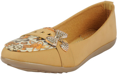 

Belly Ballot Bellies For Women(Tan, Gold