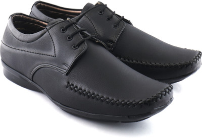 

KOGGLER Lace Up For Men(Black, Matte black