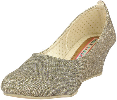 

Belly Ballot Bellies For Women(Brown, Gold
