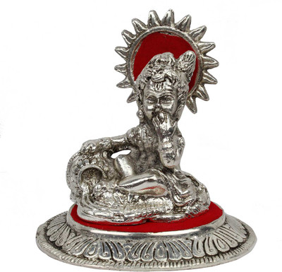 

Panchal Choice Aluminium Decorative Platter(Silver)