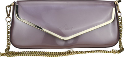 

ZEVORA Women Evening/Party Purple PU Sling Bag
