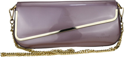 

ZEVORA Women Evening/Party Purple PU Sling Bag