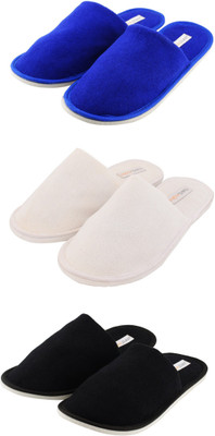 

Travelkhushi Slippers, Blue & black