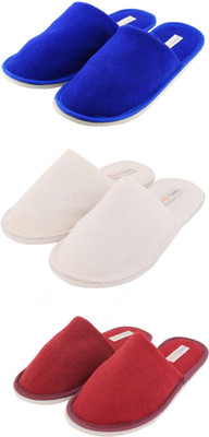 

Travelkhushi Slippers, Blue & maroon
