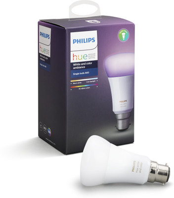 Philips Hue Base B22 10-Watt(White and color ambience) 1