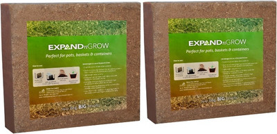 

Divine Tree Expand n Grow Cocopeat Brick Soil Manure(10 kg Cake)
