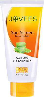 

Jovees AloeVera & Chamomile Sunscreen - SPF 25 PA+(60 g)