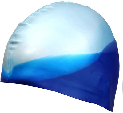 

Xerobic Silicone Swimming Cap Basic Design, Odorless, Non-Toxic, Elastic and Durable Swimming Cap for Adults and Children Keep Hair Clean and Dry Swimming Cap(Multicolor, Pack of 1)