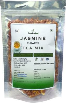 

Neutraved Jasmine Flowers II For Jasmine Tea Mix II Dried Jasmine Flowers - 25 Gm Jasmine Jasmine Tea(25 g, Pouch)