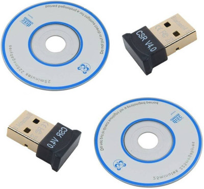 

AlexVyan Bluetooth 4.0 CSR 20M work with 2.0 3.0 and 4.0 Dongle Dual Mode Mini Wireless With CD Support Networking Dial-up Fax Lan Access Headset and Data Transfer USB Adapter(Black)