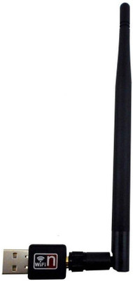 

Adnet WiFi Dongle Wireless 802.11n/g/b with Antenna USB Adapter(Black)