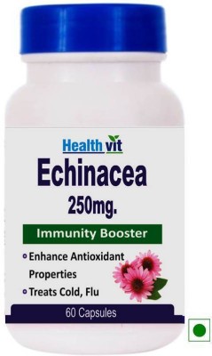 HealthVit Echinacea Extract 250mg 60 Capsules(60 No)