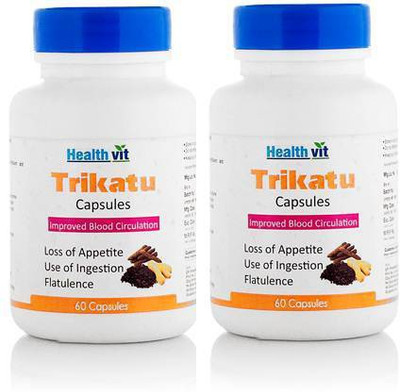 

HealthVit Trikatu 60 Capsules (Pack of 2)(60 No)