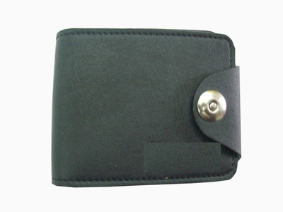 

Unique Collection Boys Black Genuine Leather Wallet(10 Card Slots)