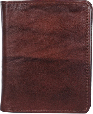 

MONTISA Men Brown Genuine Leather Wallet(8 Card Slots)