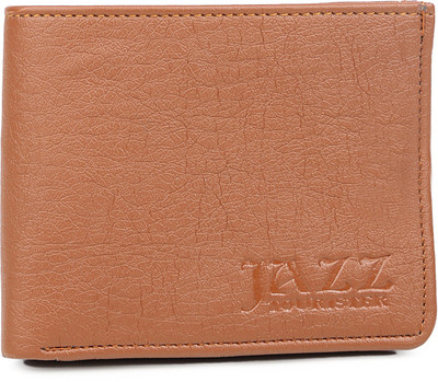 

JAZZENTERPRISES Men Khaki Artificial Leather Wallet(2 Card Slots)