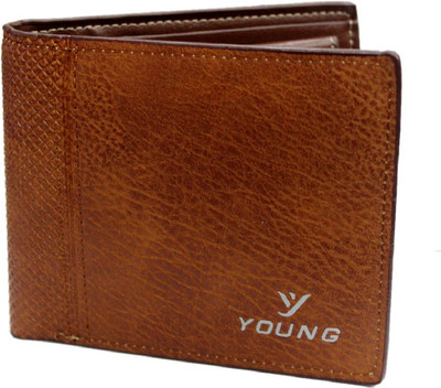 

young Men Multicolor Genuine Leather Wallet(5 Card Slots), Muilticolor