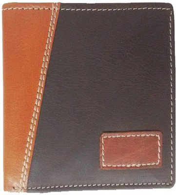 

Seestem Boys Multicolor Genuine Leather Wallet(7 Card Slots), Black and brown