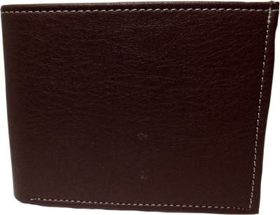 

STYLEZONNE Men Maroon Genuine Leather Wallet(3 Card Slots)
