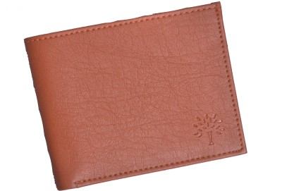 BREXIT Men Tan Artificial Leather Wallet(6 Card Slots)