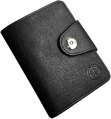 

SA Enterprises Girls Tan Artificial Leather Wallet(9 Card Slots), Black
