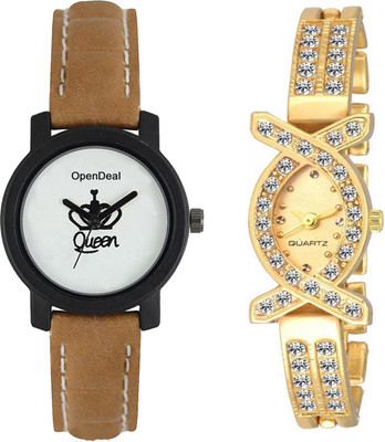

OpenDeal OD-C2-Queen New Arrival Stylish Combo Watch For Girls & Womens Watch - For Girls