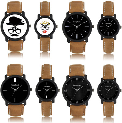 

keepkart Set Of ~ 8 For Couple And Men And Women Watch - For Boys & Girls