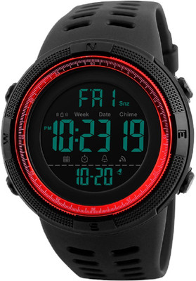 Skmei 1251 Red Chronograph Digital Watch - For Men