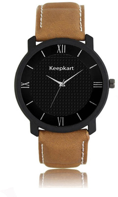 

Keepkart 507 Brown Leather Strap Couple Watch For Men And Women Watch - For Men