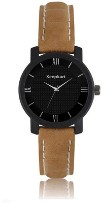 

Keepkart 508 Brown Leather Strap Couple Watch For Men And Women Watch - For Girls