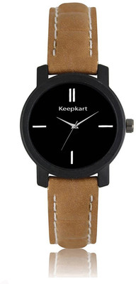 

Keepkart 506 Brown Leather Strap Couple Watch For Men And Women Watch - For Girls