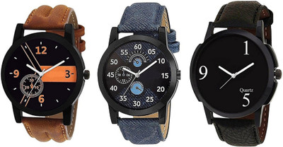 

Stallion7 Analog Leather Strap Multi-Color Dial Wrist Watch - For Boys