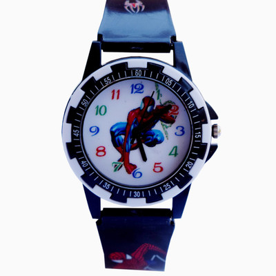 

VITREND (TM) New Spider Man Round Dial Kids Analog(Random Colors Available) Watch - For Boys & Girls