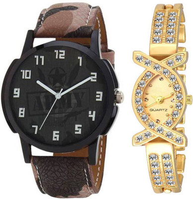 

OpenDeal OD-C2-003 New Arrival Stylish Combo Couple Watch For Boys & Girls Watch - For Men & Women