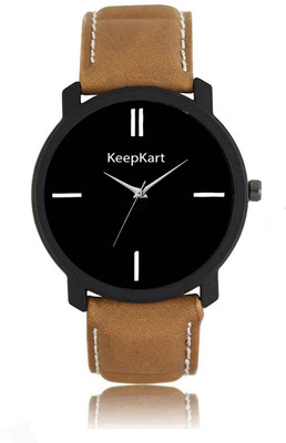 

Keepkart 505 Brown Leather Strap Couple Watch For Men And Women Watch - For Men