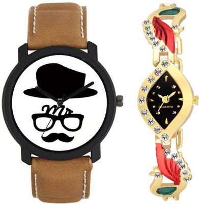 

OpenDeal OD-C2-Mr2 New Arrival Stylish Combo Couple Watch For Boys & Girls Watch - For Men & Women