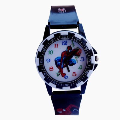 

VITREND (TM) New Spider Man Round Dial Kids Wear Analog Watch - For Boys & Girls