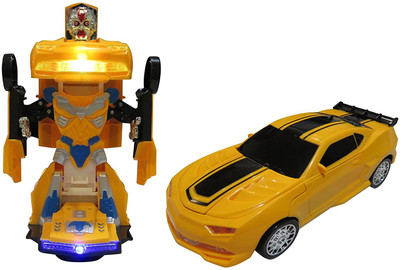 

4Desire Robot To Car Converting Transformer Toy For Kids(Multicolor)
