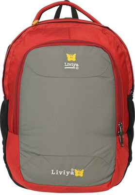 

Liviya SB-990 37 L Backpack(Grey, Red)